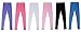 CAOMP Girls'%100 Organic Cotton Leggings for School or Play (9-10, White)