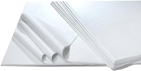 Bulk White Tissue Paper Wrapping Box Store Merchandise 20" x 30" 480 Sheets per Ream