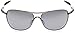 Oakley Men's Oo4060 Crosshair Aviator Sunglasses, Lead/Black Iridium Polarized, 61 millimeters
