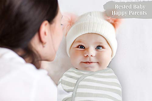 Baby Wearable Blanket, Unisex Sleeping Sack for 0-6 Months , Small Size, Sleeveless Transition Swaddle with 2-Way Zipper, 0.5 Tog Breathable Cotton Sleep Bag Sacks
