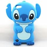 HJX Ipod Touch 5 Blue Lovely Stitch Movable Ear Flip Silicone Case Cover for Apple iPod Touch 5th Generation + Gift 1pcs Insect Mosquito Repellent Wrist Bands bracelet
