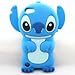 HJX Ipod Touch 5 Blue Lovely Stitch Movable Ear Flip Silicone Case Cover for Apple iPod Touch 5th Generation + Gift 1pcs Insect Mosquito Repellent Wrist Bands bracelet