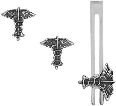 TRIPIN Cufflink Set with Doctor Symbol for Men in A Gift Box
