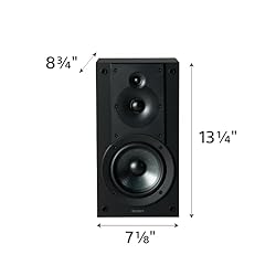 Sony SS-CS5M2 3-Way 3-Driver Hi-res Bookshelf