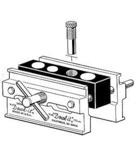 SELF CENTERING DOWEL Jig Punch Positioner Drill Set Dowling Jig Tool...