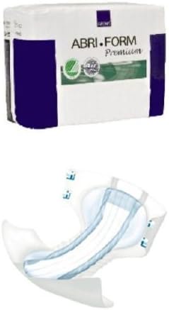 Incontinent Brief, Abri-Form Premium Adult Tab Closure Disposable for Men and Women (84 Pack/CS) (Small)
