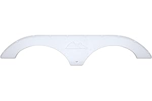 ICON Keystone Tandem Fender Skirt FS2293, Polar White