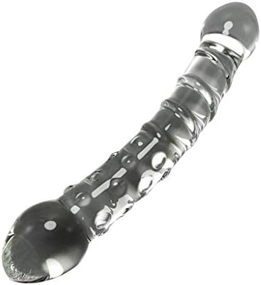 Money7 Double Head Crystal Glass Plump Beads Style Sˉêˉx Tease Insert Pleasure Wand Dido P`ênís
