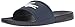 Lacoste Men's Croco Slide Sandal, Fraisier Navy/White, 8 Medium US