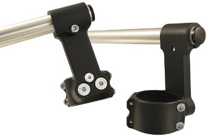 Woodcraft 3 Inch Clip-Ons Riser Assembly 48mm Silver Bars Honda CBR600RR (05+)