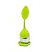 Tea Infuser Filter, Stainless Steel Tea Ball Strainer with Leaf shaped Silicone Handle, for Tea Cups,Mugs,Teapots (Green)