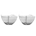 Hmane 2Pcs Hanging Flower Plant Pots, Chain Plastic Basket Planter Holder Patio Home Decoration - 7.87x7.87x5.51inch