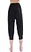 HOEREV Brand Women's Super Soft Modal Spandex Harem Yoga Pilates Capri Pants