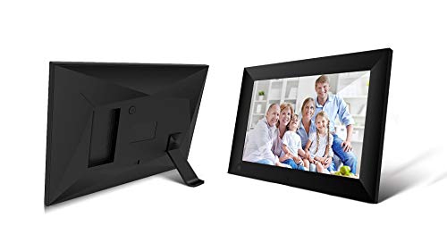 ACEMAX 10.1 inch 16GB Smart WiFi Cloud Digital Photo Frame APP(Android&iOS) Instantly Share Photos Worldwide 1280×800 IPS High Resolution Touch Screen Portrait and Landscape Wall-Mountable (Black)