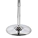 Armen Living Bentley Swivel Modern Pub Table with Wood Metal, 33-43