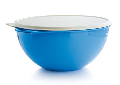 Tupperware thatsa bowl 32-cup in rain drop blue by tupp…