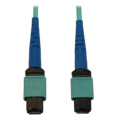 TRIPP LITE Multimode Fiber Patch Cable, 50/125 OM3 MTP/MPO (F/F), 24 Fiber, 40/…