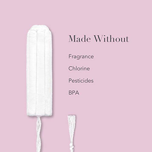 image for Rael Organic Cotton Unscented Tampons - Regular & Super Absorbency, BP