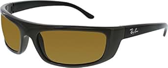 Ray-Ban Men's RB4053-653-60 Brown Rectangle Sunglasses