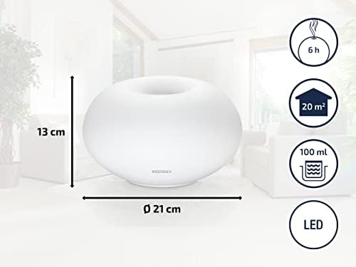 Milano Plus Aroma Diffusore con telecomando, diffusore di aromi con fragranza e/o illuminazione, nebulizzatore con cambio di colore e funzione di arresto