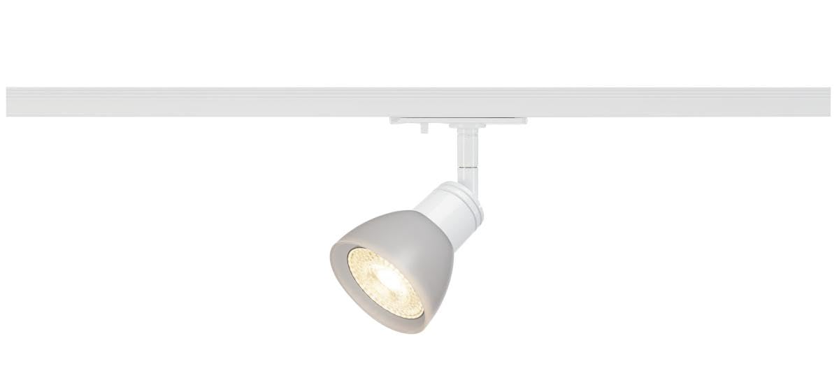 SLV 1-Phase System Light Puri/Spotlight, LED spot, Ceiling spot, Ceiling Light, Track System, Interior Lighting / GU10 10W White