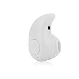 SlickBlue Newest Ultra-Small Wireless Invisible In-Ear S530 4.1 Stereo Bluetooth Mini Earphones Earbud Headset Headphone Support Hands-free Calling with Mic for iPhone and other Smartphones - White