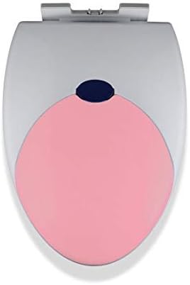 Virtue Retail Family Toilet SEAT Ideal for Adults & Children, Toddlers, Kids, Integrated with Two Built in Double Parts; Comes in Different Colour Designs (Pink)