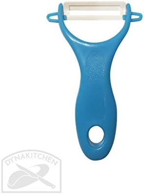 DynaKitchenTM - Ceramic Fruit &amp; Vegetable Peeler (Blue)
