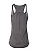 Bella+Canvas Women's Flowy Racer Back Light Tank Top, Large, Dark Grey Heather