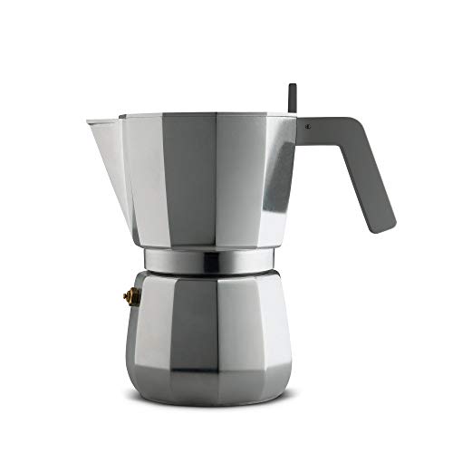 Alessi DC06/9 FM Espressokocher, Edelstahl, 12 cm