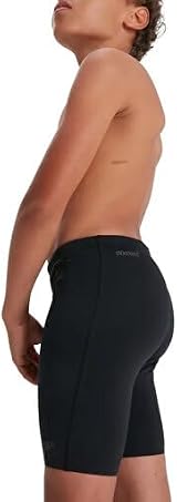 Speedo Boys Endurance+ Jammer Swimming Trunks 13-14 Black Training Chlorine view 3