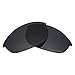 Mryok+ Polarized Replacement Lenses for Oakley Half Jacket - Stealth Black