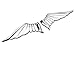 1 Pair Silver Angel Wings Emblem 3D Metal Car Auto Motorcycle Symbol Totem Badge Sticker Car Tuning Styling