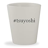 #tsuyoshi - White Hashtag Ceramic 1.5oz Shot Glass