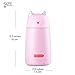 ONEISALL SB60239 330ML Leak-proof Cat Tumbler, Cute Cat Thermos Mug, Stainless Steel Drinkware Thermos Kids Cat Water Bottle (Pink)
