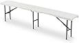 Probache - Table Pliante d'appoint Portable 180 CM et 2 bancs Pliables