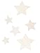 Darice Wood Cutout Star Assorted Styles ,1 to 4 inches each