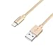 AUKEY Lightning Cable, 3.95ft Nylon Braided [Apple MFi Certified] for iPhone 7, 7 Plus, 6S, 6 Plus, iPad Pro and More