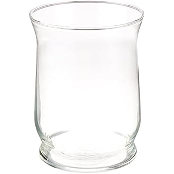Amazon Com Libbey Adorn 8 Inch Tall Clear Hurricane Vase Home