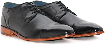 Ninety9steps Men's Fashion Cow Leather Derby Lace Up Classic Formal, Party Wear, Office Wear Shoes