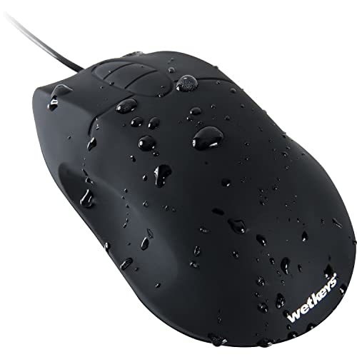 WetKeys Professional-Grade Ergonomic Optical Mouse