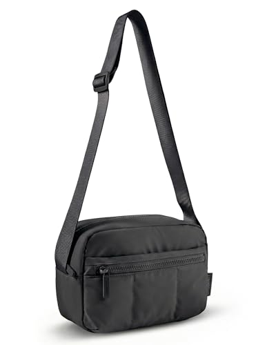 bagsmart Buffer Camera Bag Small Camera Bag DSLR SLR Camera Bag Small, Lightweight and Stylish Shoulder Bag SLR System Camera Lens Accessories, black, Fashion