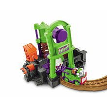 Fisher-Price GeoTrax DC Super Friends Deluxe Playset - Jokers Lair