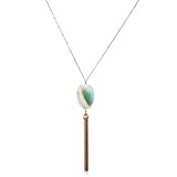 Agate Bohemian Jewelry For Women Mosong Jewels Long Tassel Pendant Necklace