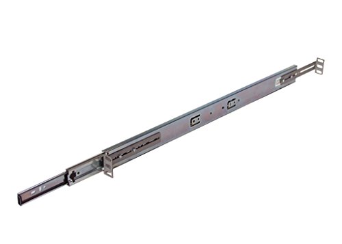 1U Universal Ball Bearing 26" Sliding Rail comes with front and rear adjustable depth rackmount brackets for standard 19" or 23" EIA310 server rack - Thumbnail 3