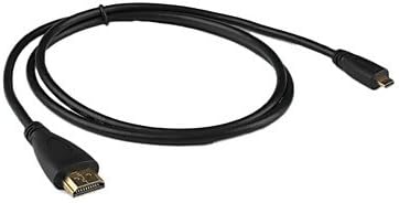 1.8m Video Cable for Tesco HUDL & HUDL 2 (Micro Hdmi to hdmi) 1080p Full HD 1.4V Black