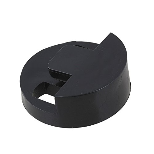 Mxfans 20PCS Rubber Double Holes Round Style Bass Mute for String Double Bass Black