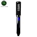 Inverto Professional Flat Iron Hair Straightener, (220V BLACK) Pro Silver Titanium Plates 1.5