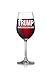 Anti Trump Gag Gift Making America Drink Again Wine Glass - Funny Birthday Father's Day Mother's Day Christmas Retirement Gift Ideas Mom Dad Best Friend Boss Coworker Democrat Impeach -Holds 16 ounces