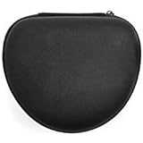 Case Star &reg; Black Color Lightweight Heart-shaped Protective Carrying EVA Hard Headphone Case Storage Bag for Sony MDR7506 Professional Large Diaphragm Headphone with Case Star Black Color Drawstring Carrying Pouch